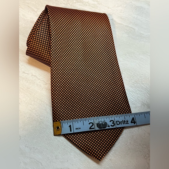 Rene Chagal Dress Tie, Classy Tiny Dots Statement - Picture 4 of 10